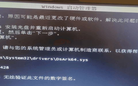 【解决方案】卫士 DsArk64.sys 驱动无法验证数字签名